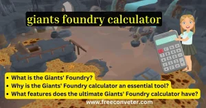 Ultimate OSRS Giants Foundry Calculator: Your Essential Tool